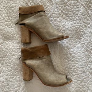 Free People Golden Road Open Toe Bootie